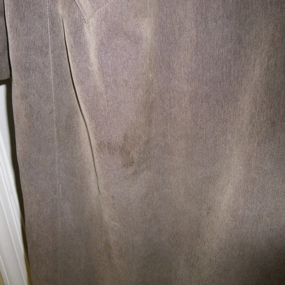 Vintage Unisex Classic London Fog Microfiber Trench Coat w/ Fleece Lining - Picture 4 of 9